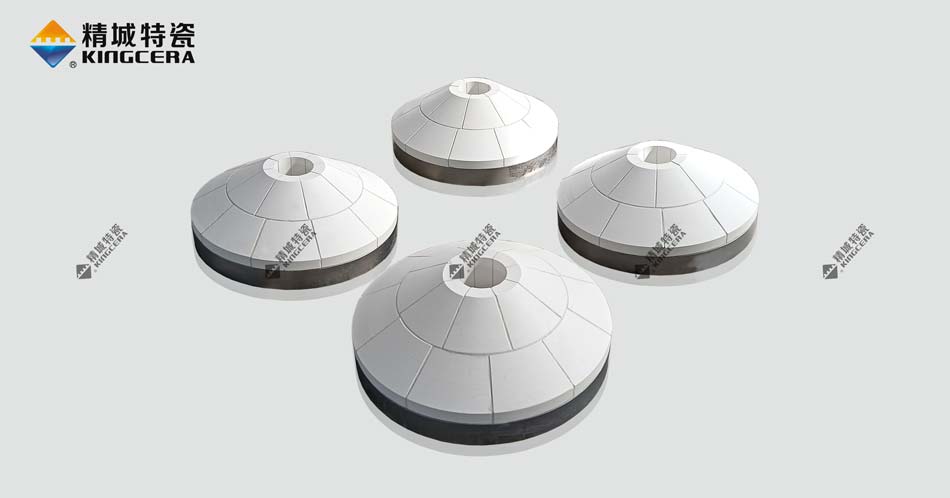 破碎機耐磨陶瓷散料錐